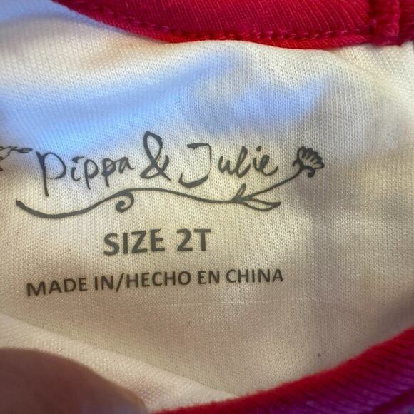 Pippa & Julie Hot Pink Dress Size Size 2T - Picture 4 of 7